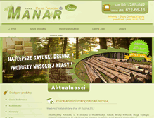 Tablet Screenshot of manar.com.pl